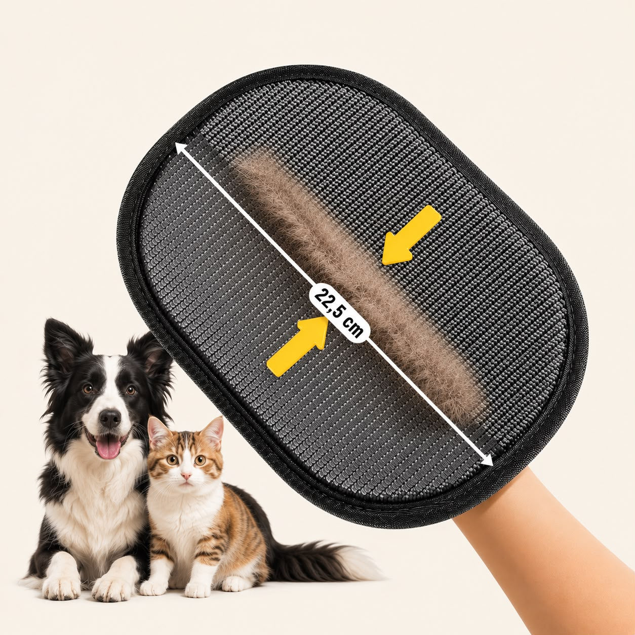 Brosse Magique Anti-Poils Chien & Chat