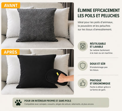 Brosse Magique Anti-Poils Chien & Chat