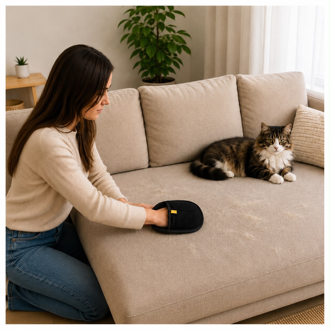 Magische Tierhaarbürste für Hunde & Katzen