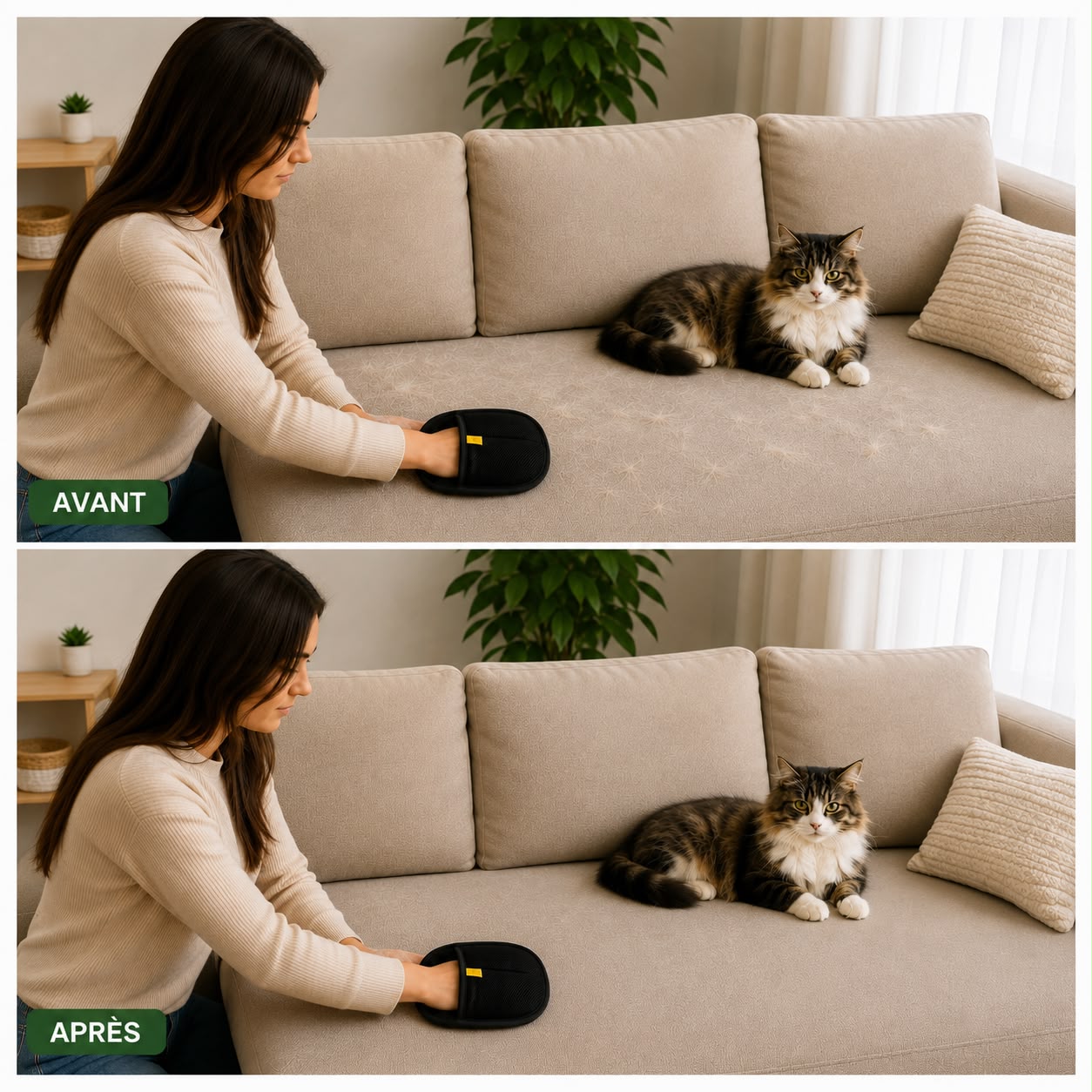 Magische Tierhaarbürste für Hunde & Katzen