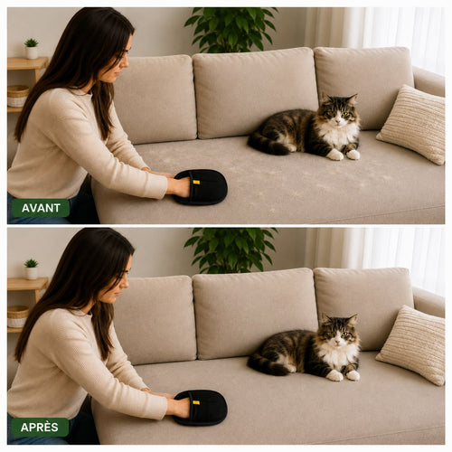 Brosse Magique Anti-Poils Chien & Chat