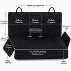 Funda impermeable de asiento de coche para perros - en uso en casa