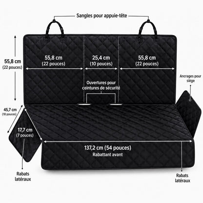 Housse de Siège Auto Truffe & Co — Protection Imperméable pour Chien