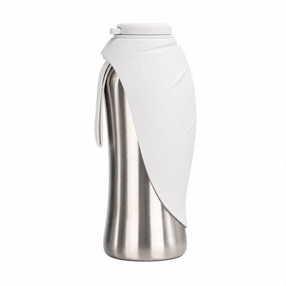 Gourde Inox Truffe & Co — Bol Intégré Anti-Fuite pour Chien