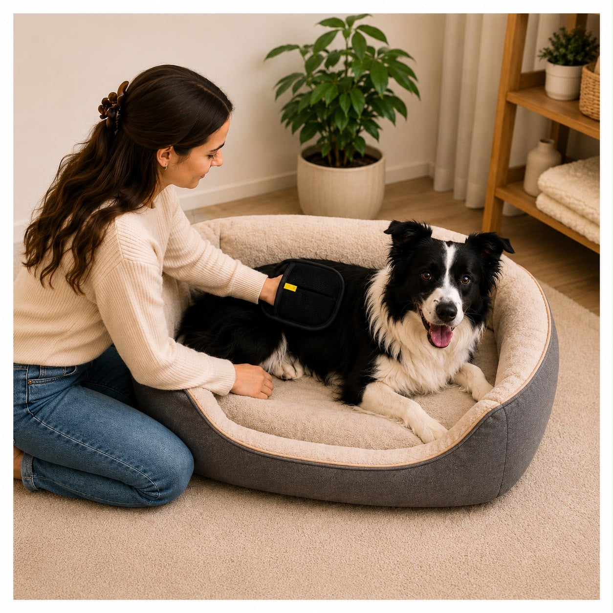 Magische Tierhaarbürste für Hunde & Katzen